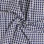 Preview: Bengaline, Rotationsdruck blau-weiss
